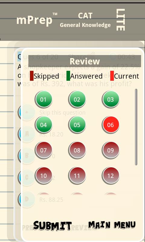 mPrep CAT GK (Lite)