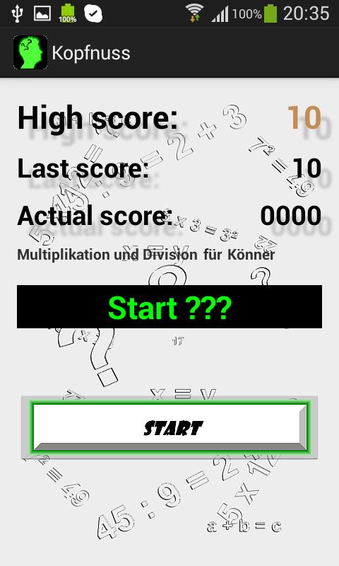 Funny math game for students