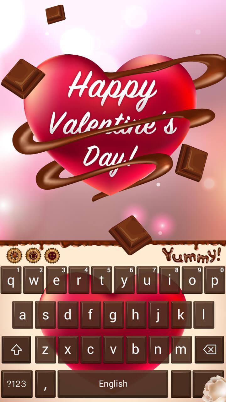 Love Chocolate Keyboard Theme
