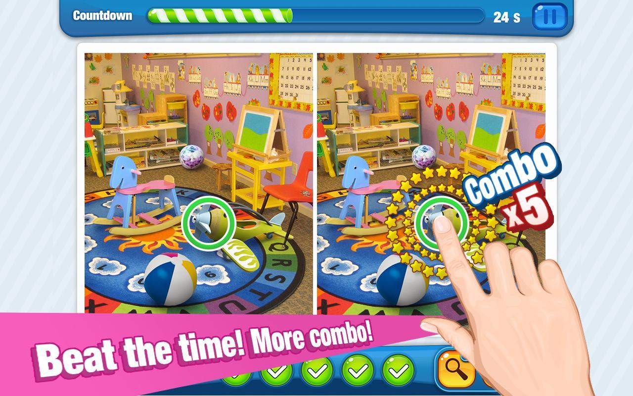 Kids Spot Game - School Fun