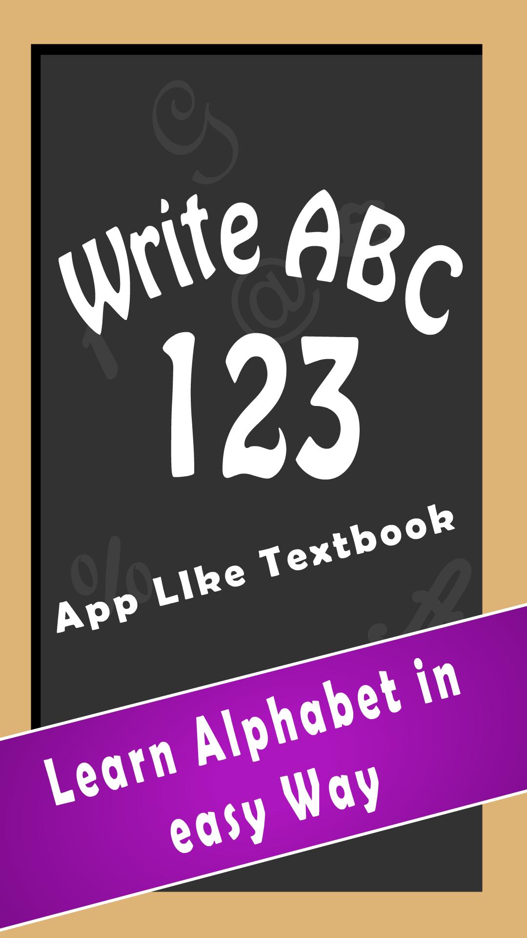 Write ABC 123