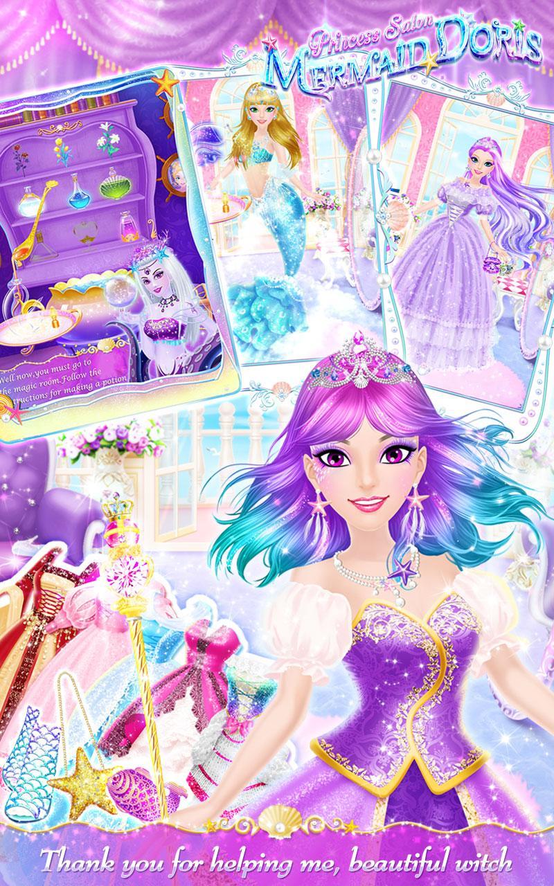 Princess Salon: Mermaid Doris