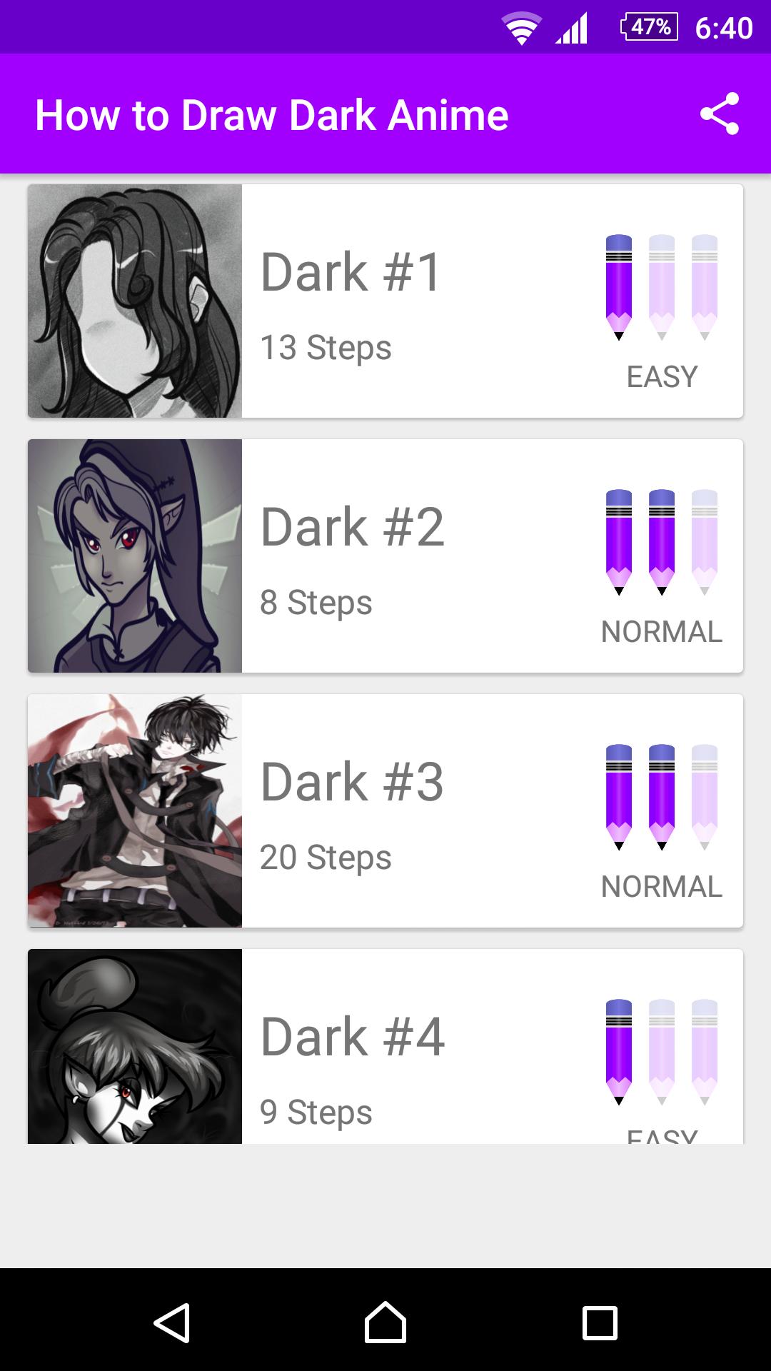 Learn How to Draw Dark Anime