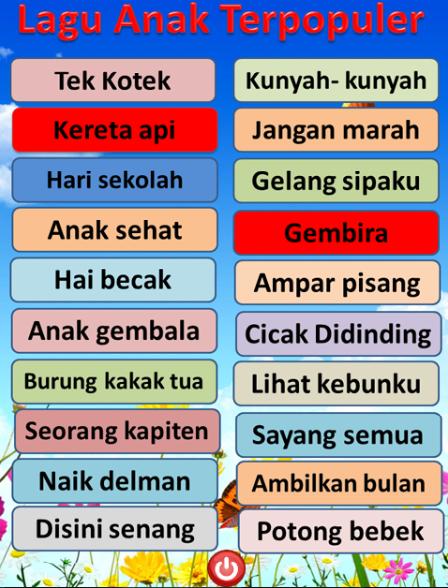 lagu anak anak lengkap populer
