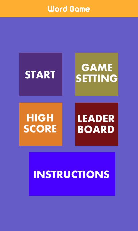 English Vocabulary Game