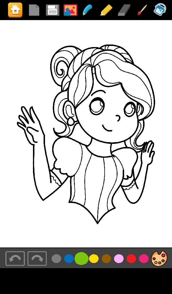 Princess Coloring Game