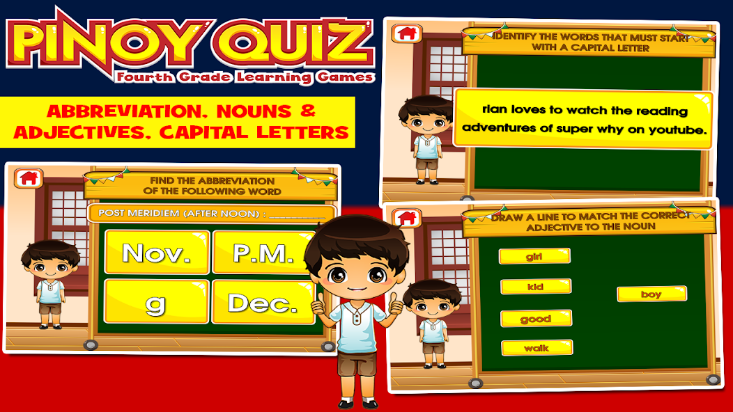Pinoy 4th Grade Learning Games