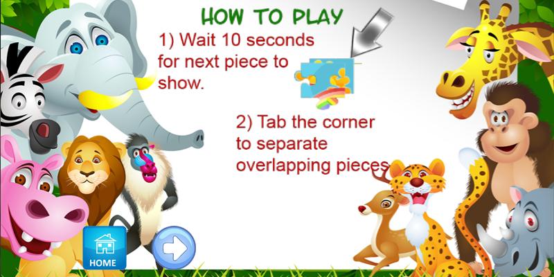 Free Kid Animal Jigsaw