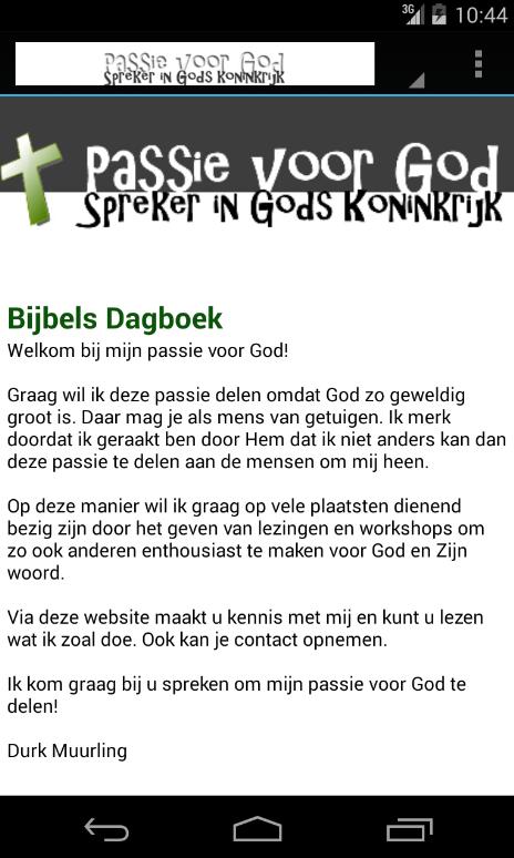 Bijbels Dagboek