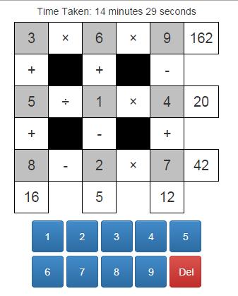 Equation Puzzle