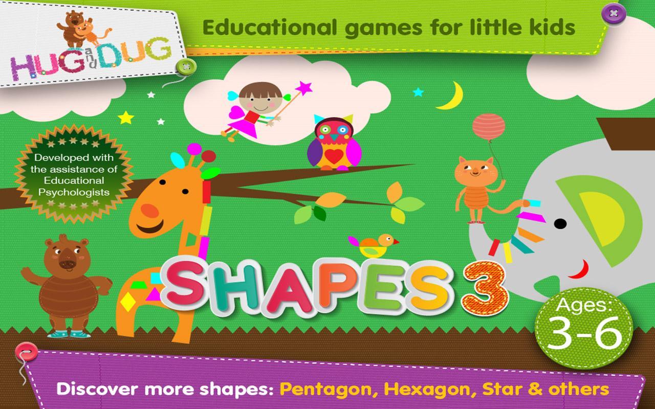 Learn Shapes 3 - Preschool