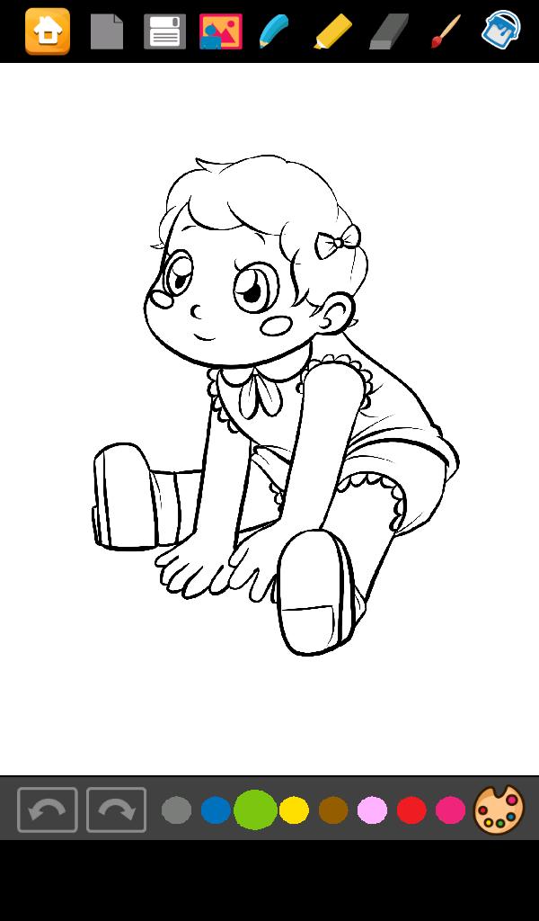 Coloring Babies for Girls