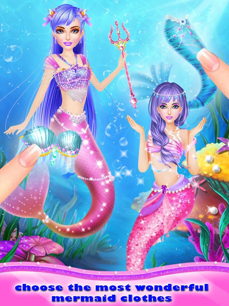 Mermaid Makeup Salon Games