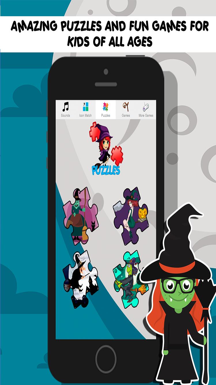 Witch Games for Kids: Bubbles