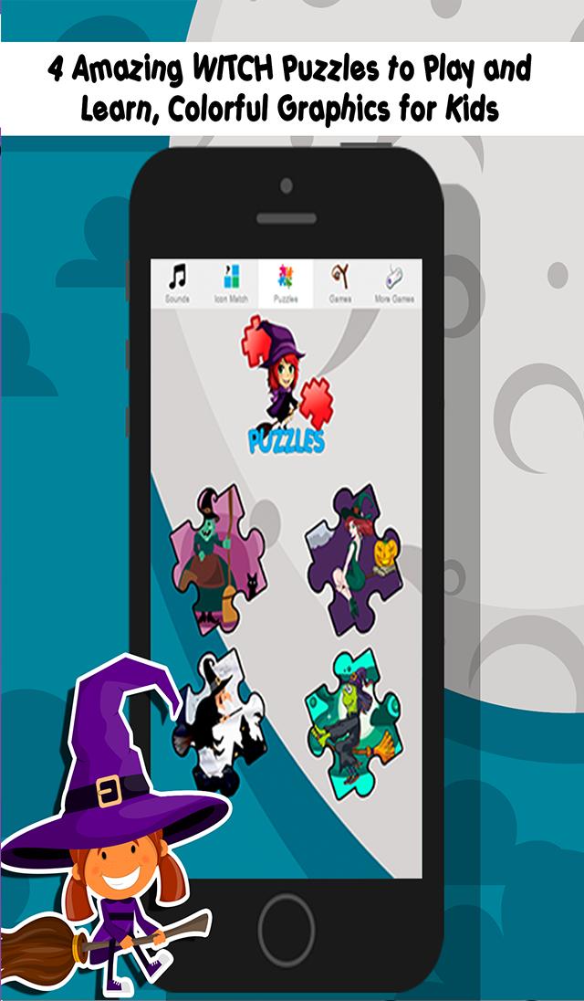 Witch Games for Kids: Bubbles