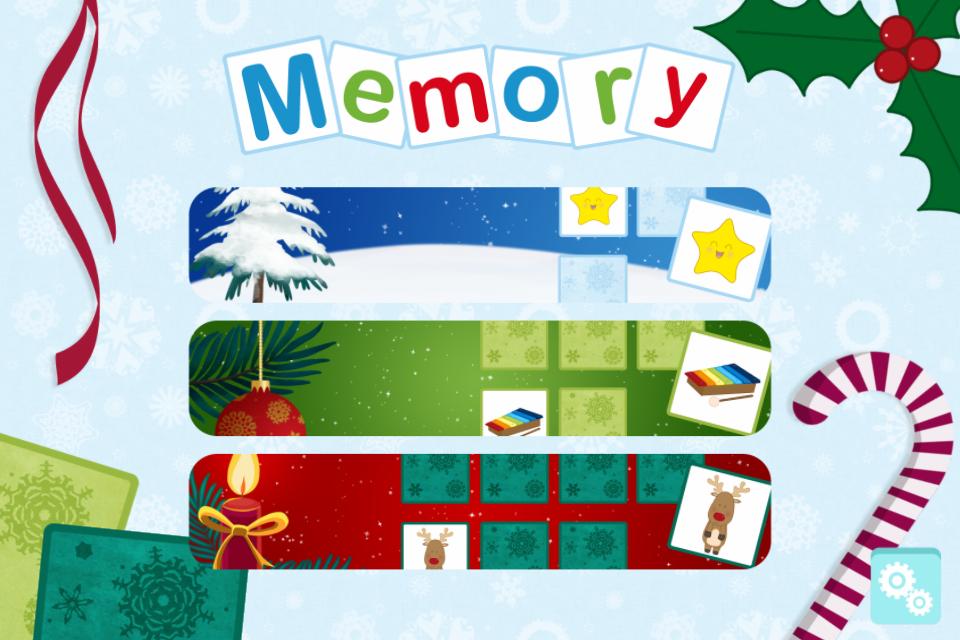 Christmas Memory Game for Kids