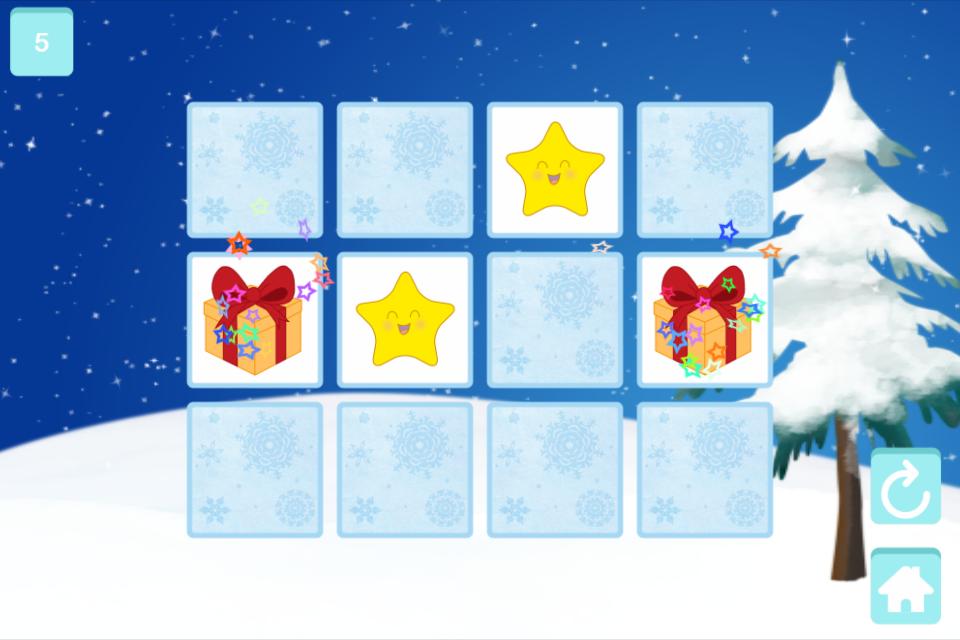 Christmas Memory Game for Kids