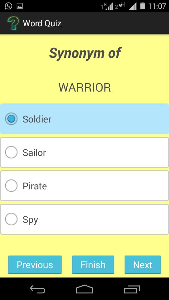 Synonyms & Antonyms Word Quiz