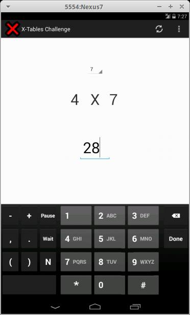 X-Tables Challenge (KS2)