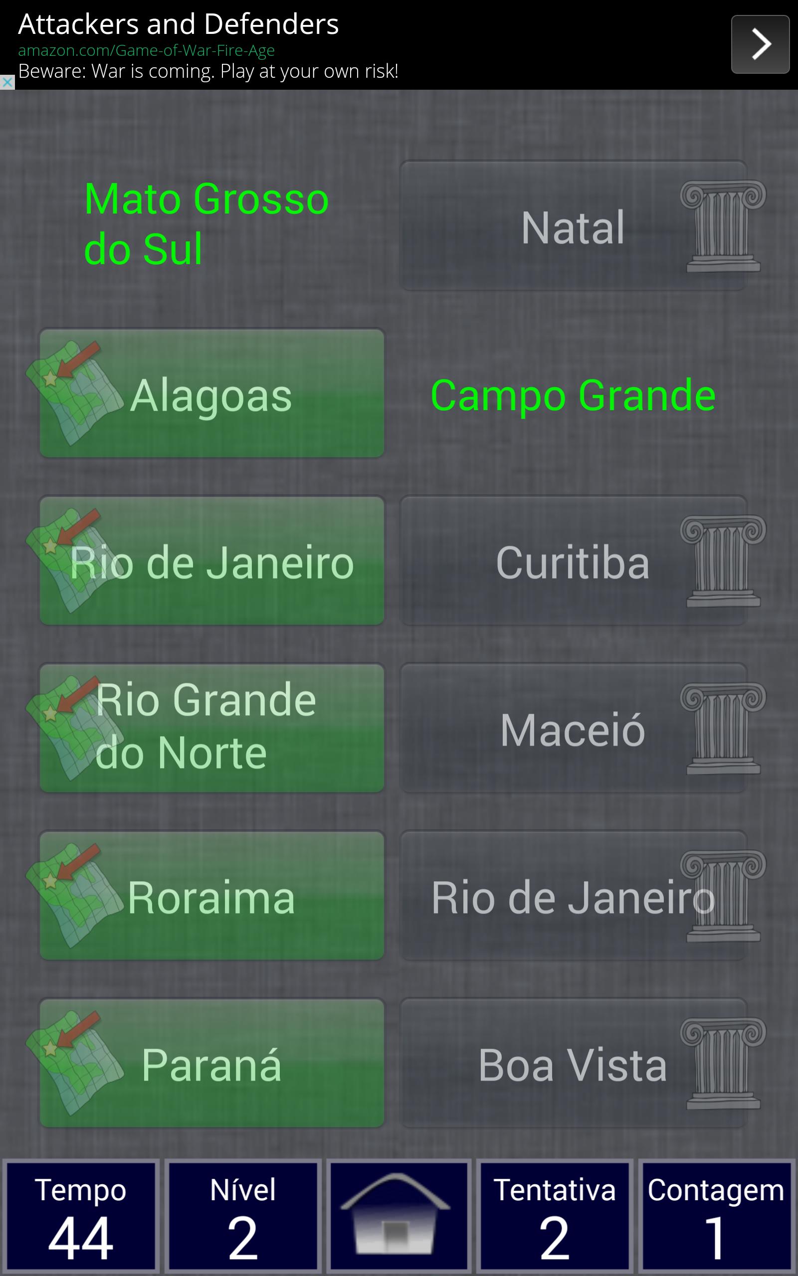 Brazil Geography Match FREE
