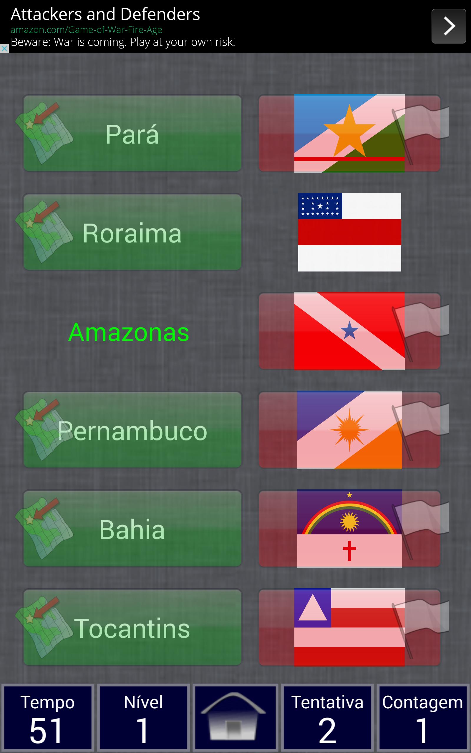 Brazil Geography Match FREE