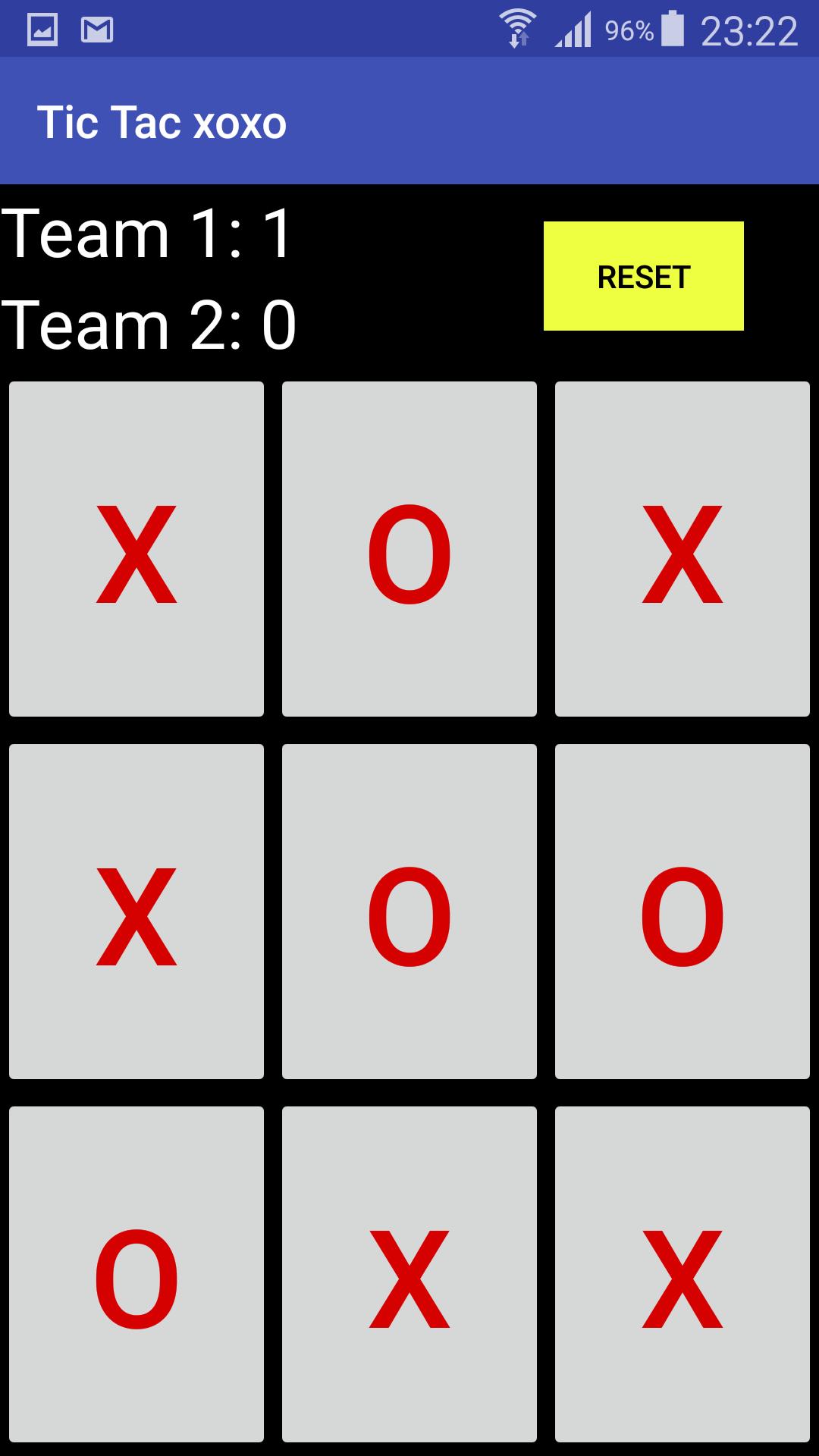 Tic Tac  xoxo