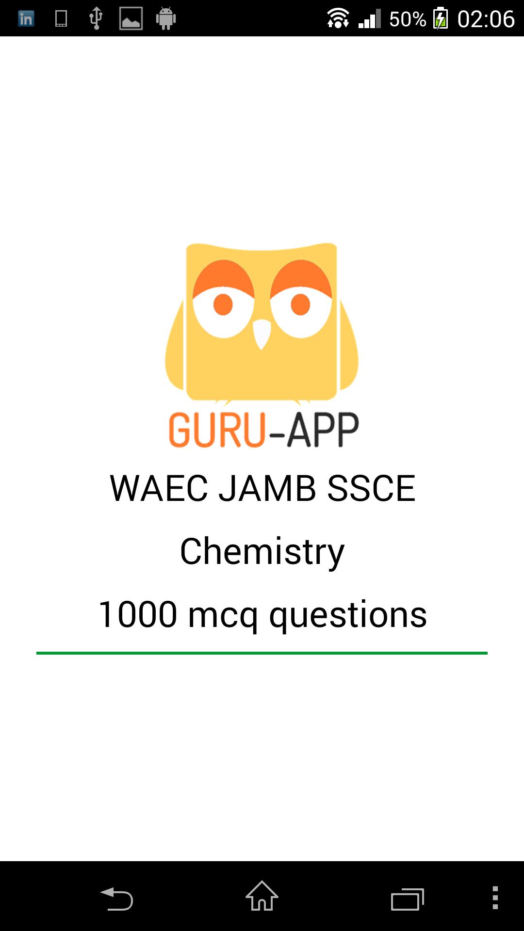 JAMB WAEC Chemistry Guru-App