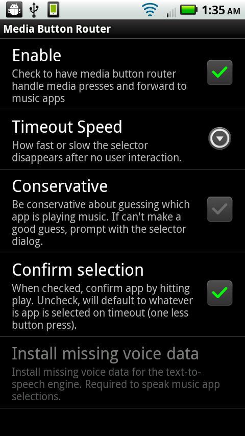 Media Button Router