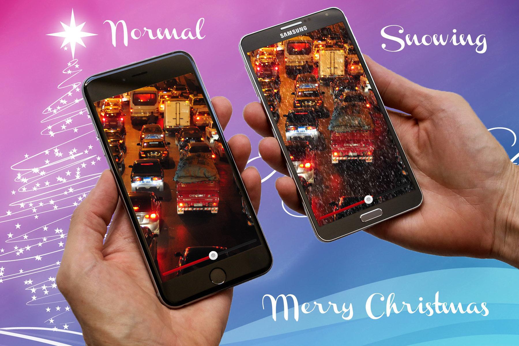 Christmas Snow Video Maker