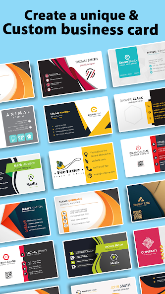 Business Card Maker, Visiting
