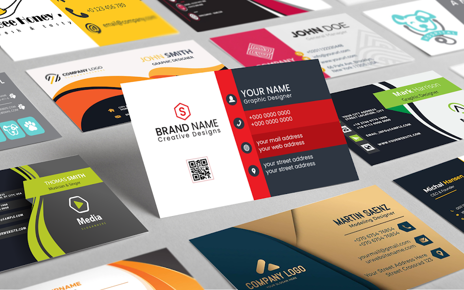 Business Card Maker, Visiting