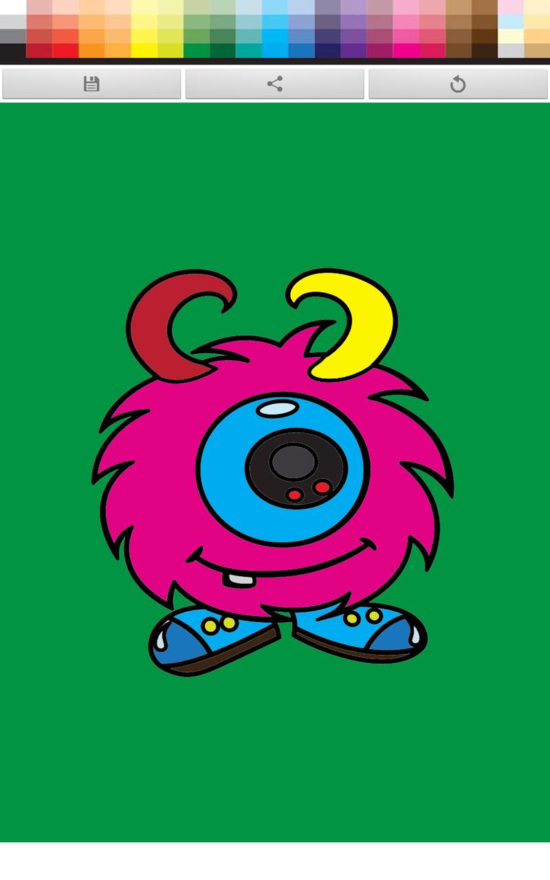 Monster Coloring Book