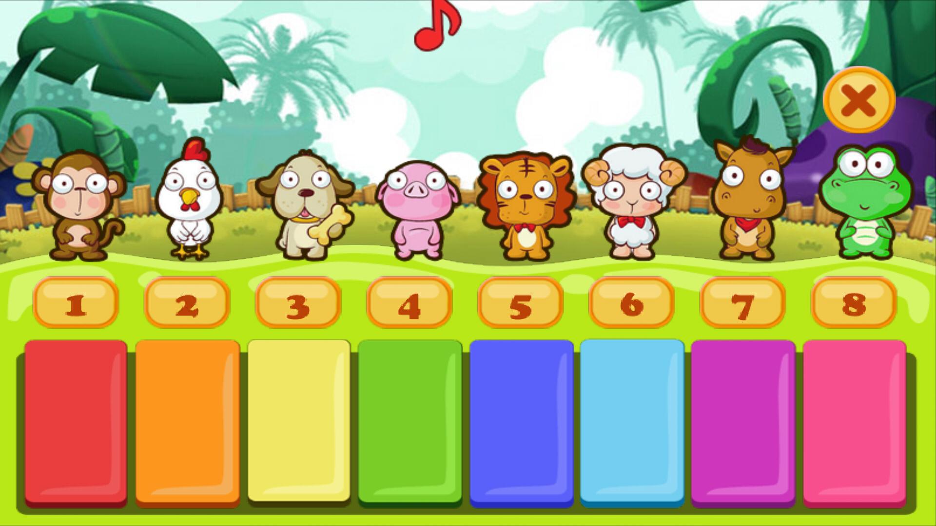 Piano Kids Animals
