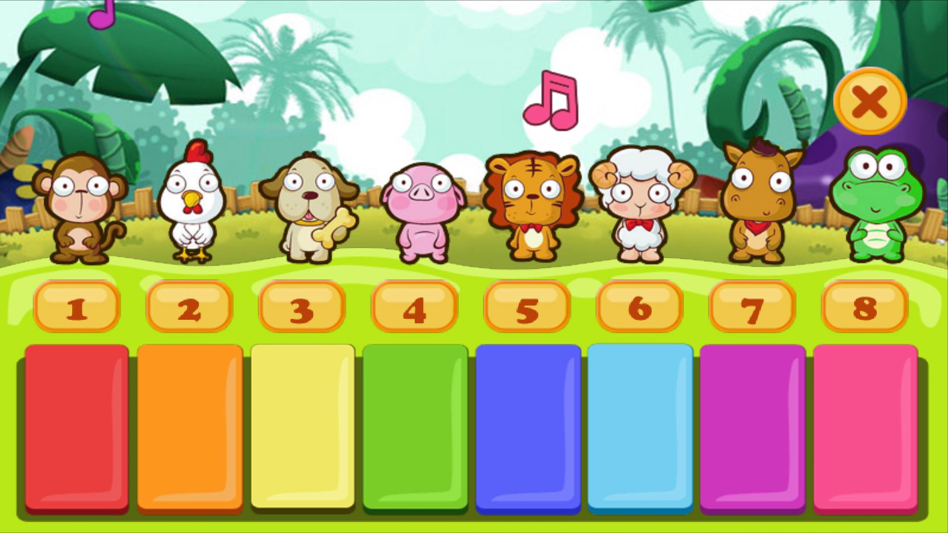 Piano Kids Animals