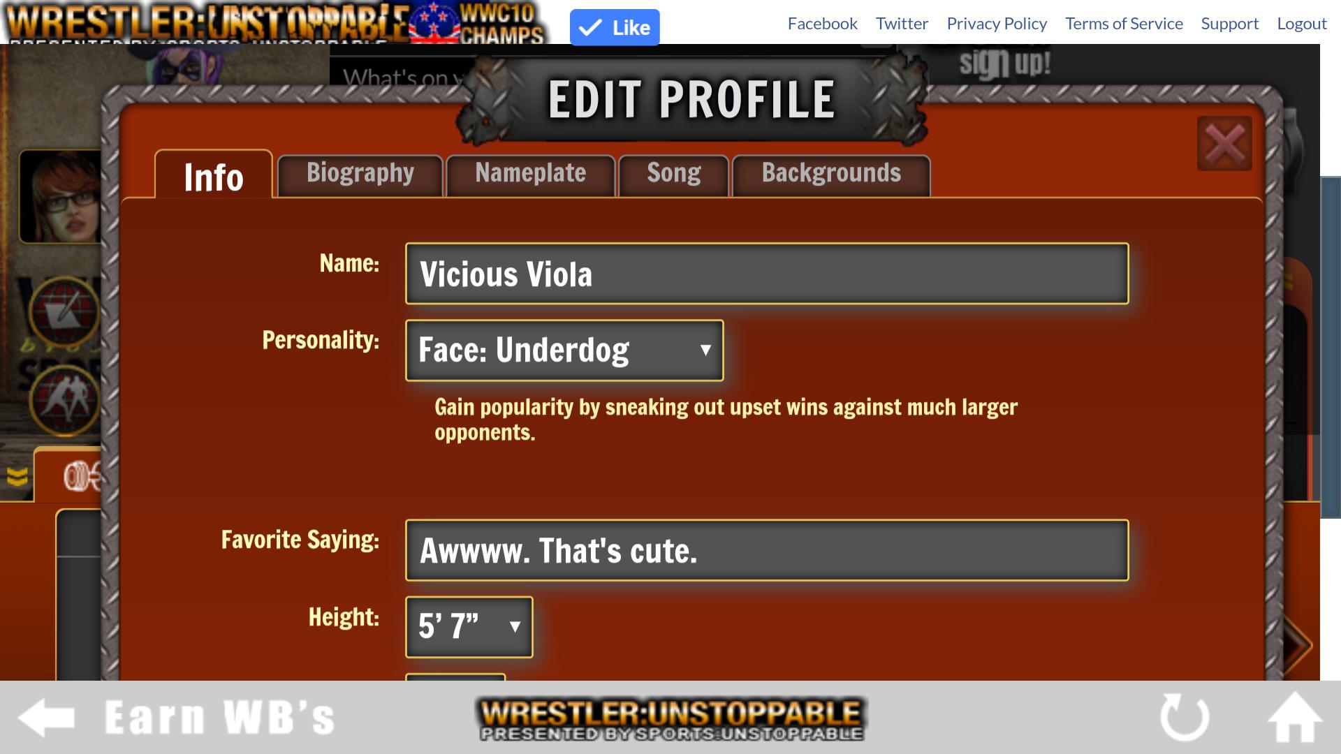 Wrestler: Unstoppable