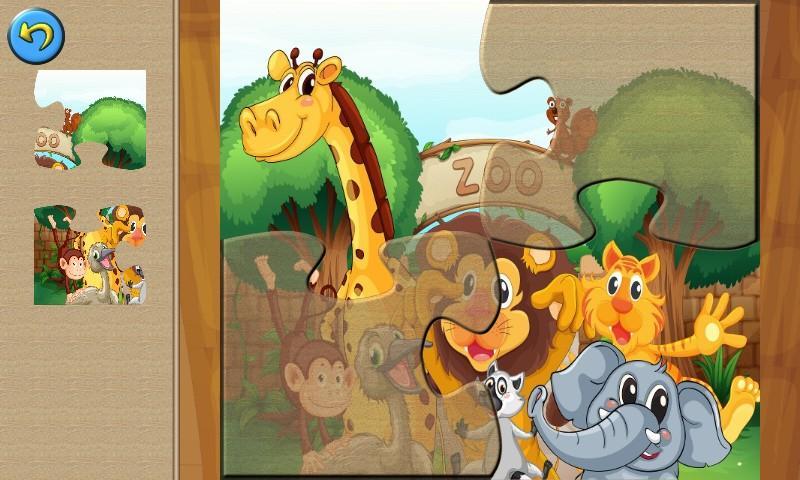 Zoo Animal Puzzle Games Kids