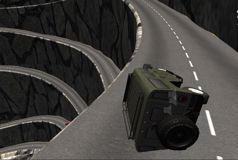 Hill Climbing Truck Driver