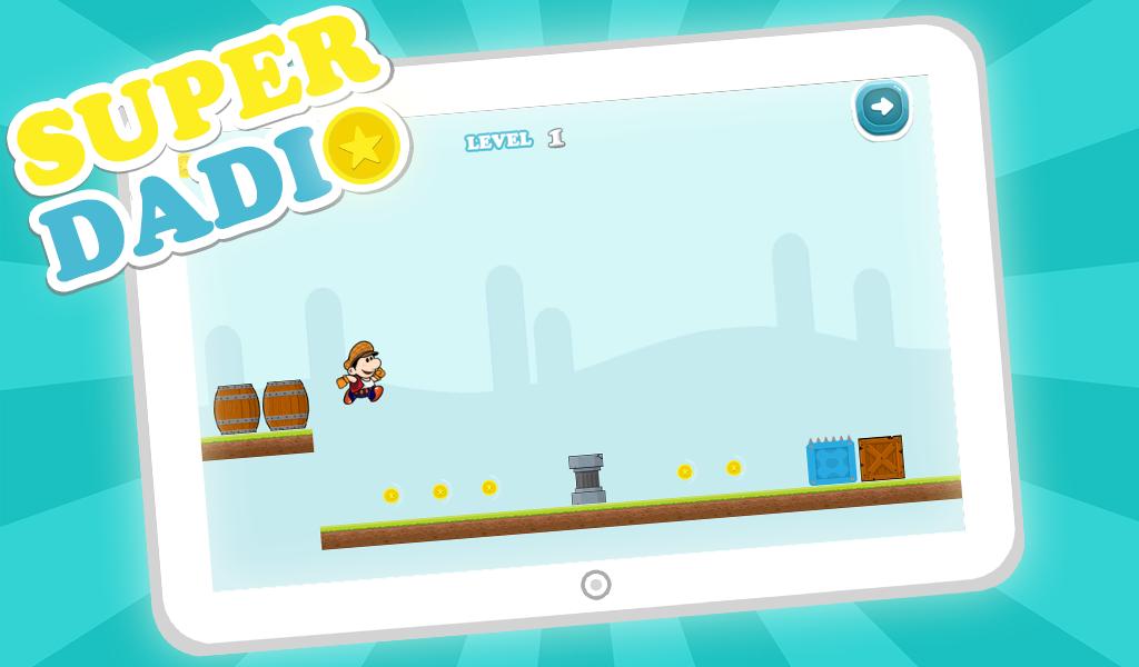 Super Dadio : Adventure run