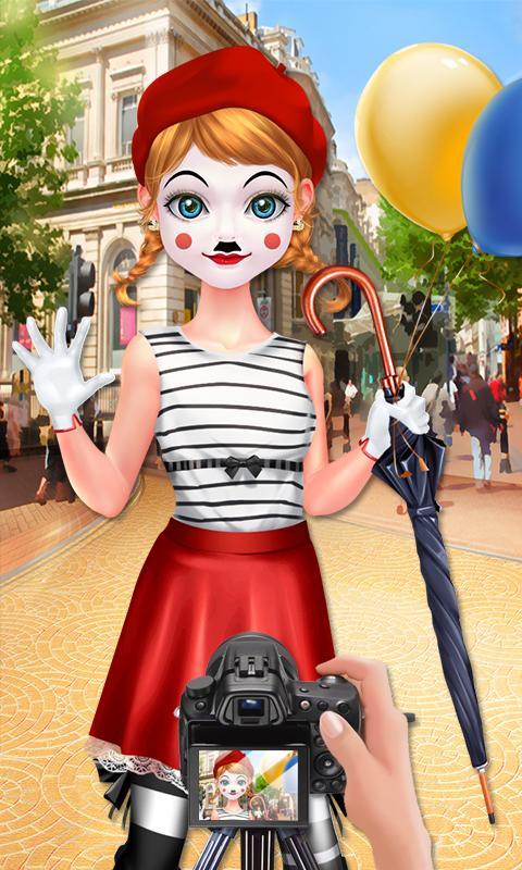 Mime Show Girl - Costume Party