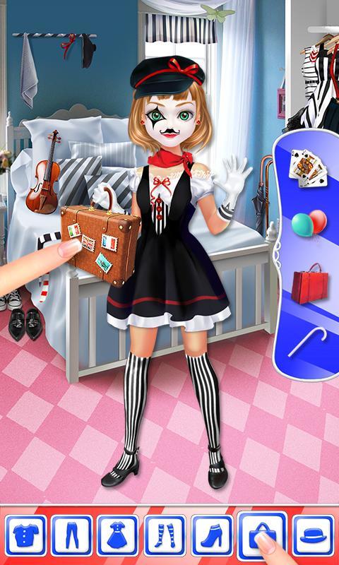 Mime Show Girl - Costume Party
