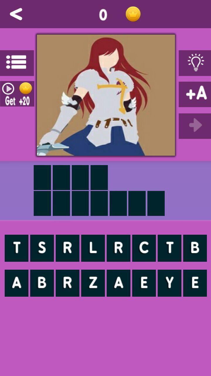 FairyT Anime Trivia Quiz