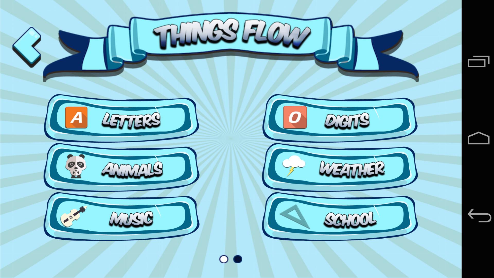 Kids Game: Things Flow