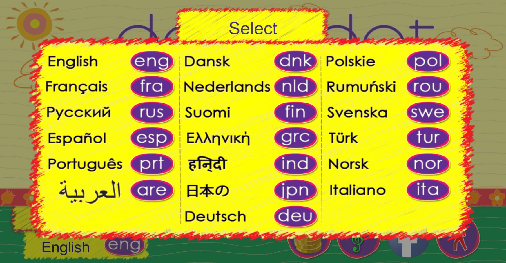 Dot to dot - educational game