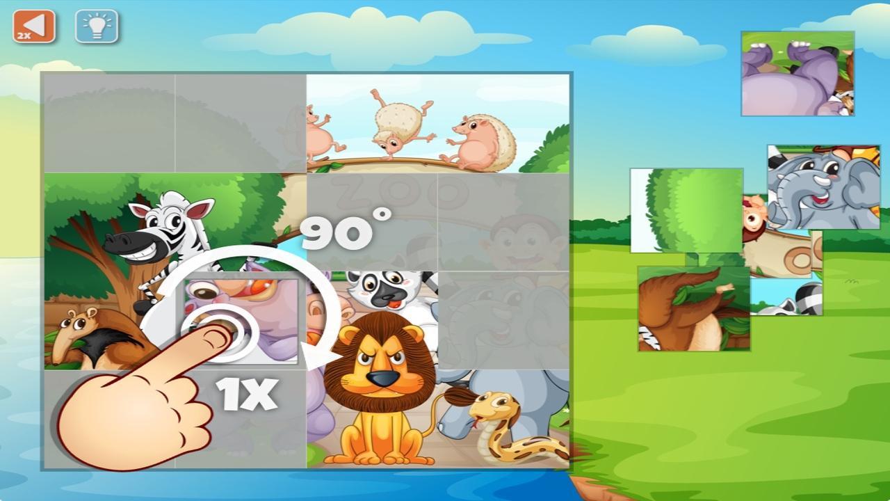 Animal Puzzles for Children