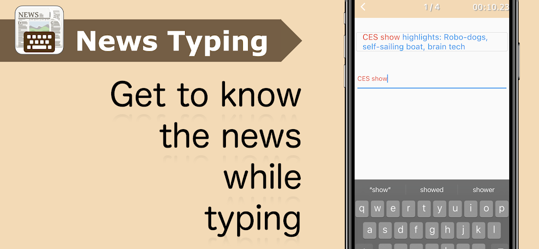 Typing Practice: English News