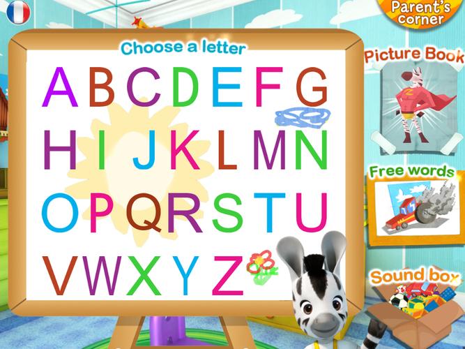 Learn the alphabet with Zou