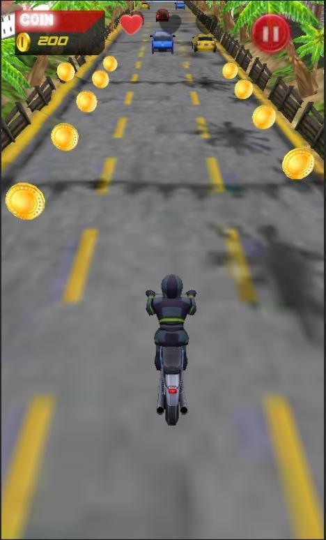 Motocross racing game