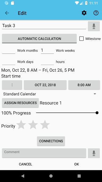 Project Schedule IAP