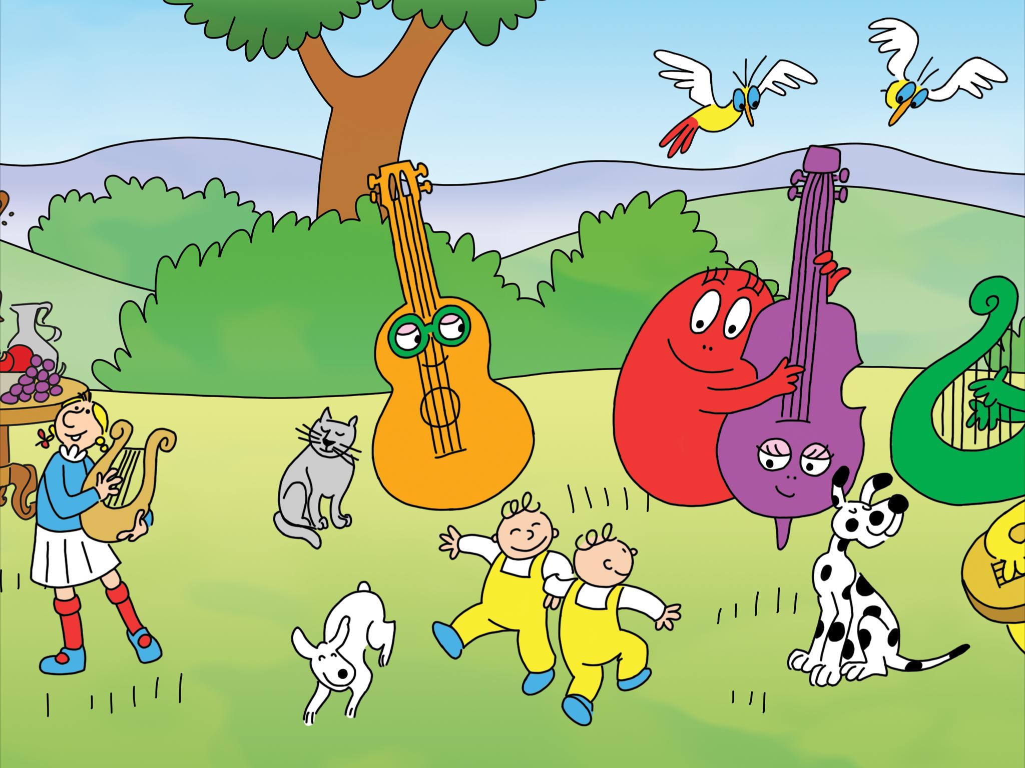 Barbapapa musical instruments