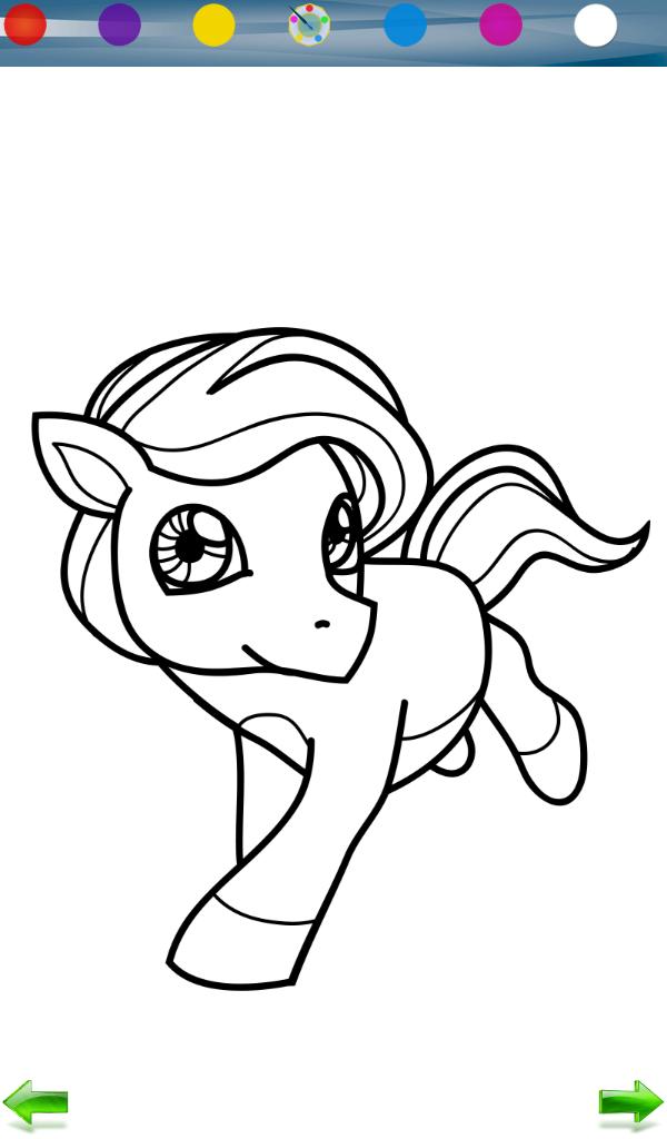 Coloring: Little Pony